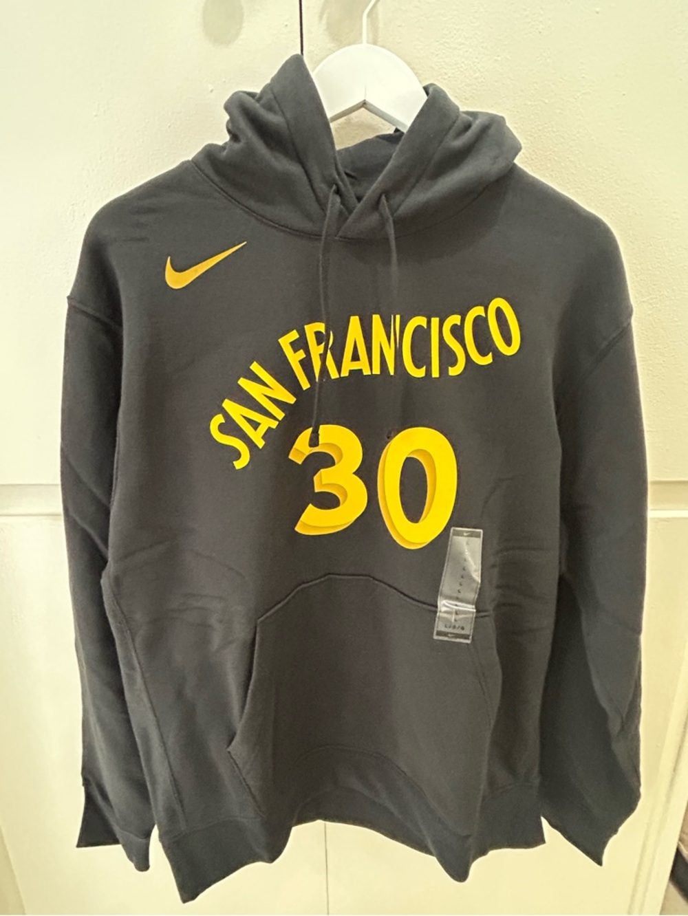Golden State Warriors Nike City Edition Stephen Curry Hoodie Men’s Large